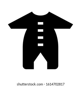 baby romper icon isolated sign symbol vector illustration - high quality black style vector icons
