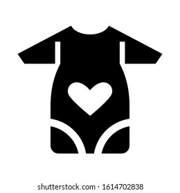 baby romper icon isolated sign symbol vector illustration - high quality black style vector icons
