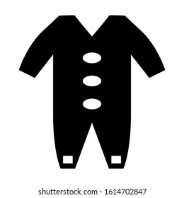 baby romper icon isolated sign symbol vector illustration - high quality black style vector icons
