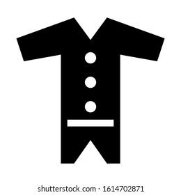 baby romper icon isolated sign symbol vector illustration - high quality black style vector icons
