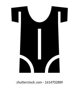 baby romper icon isolated sign symbol vector illustration - high quality black style vector icons
