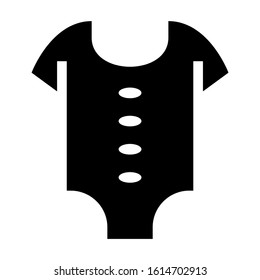 baby romper icon isolated sign symbol vector illustration - high quality black style vector icons
