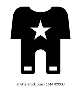 baby romper icon isolated sign symbol vector illustration - high quality black style vector icons
