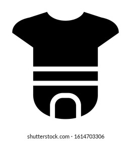 baby romper icon isolated sign symbol vector illustration - high quality black style vector icons
