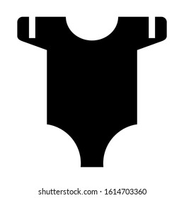 baby romper icon isolated sign symbol vector illustration - high quality black style vector icons
