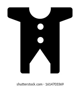 baby romper icon isolated sign symbol vector illustration - high quality black style vector icons
