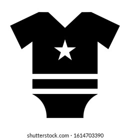 baby romper icon isolated sign symbol vector illustration - high quality black style vector icons
