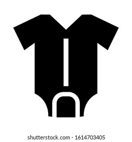 baby romper icon isolated sign symbol vector illustration - high quality black style vector icons
