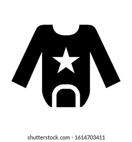 baby romper icon isolated sign symbol vector illustration - high quality black style vector icons
