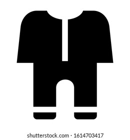 baby romper icon isolated sign symbol vector illustration - high quality black style vector icons
