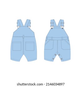 Baby romper for newborn vector image