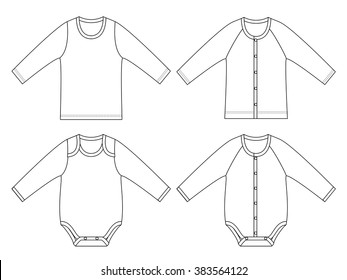 Baby rompers, design images/Template