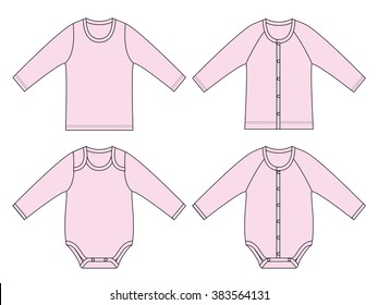 Baby rompers, design images/Template