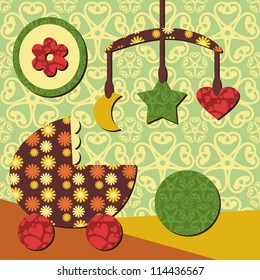 baby room scrapbook style