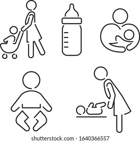 Baby Room Sigh Icon Vector 