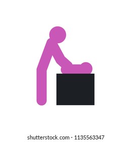 baby room vector icon