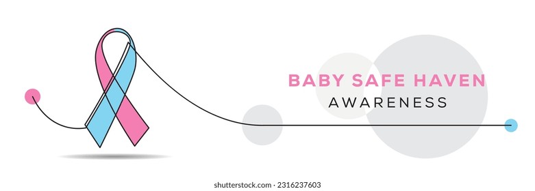 Conciencia sobre Baby Safe Haven, diseño de pancartas.