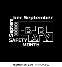 Baby Safety Month . Suitable For Greeting Card Poster And Banner