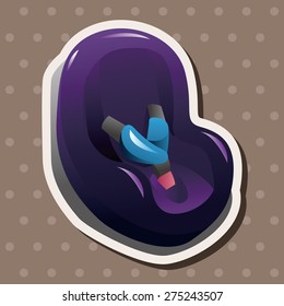 Baby Safety Seat theme elements