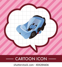 Baby Safety Seat theme elements