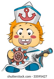 Baby Sailor - Vector