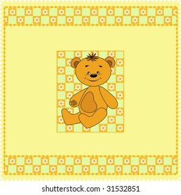 Baby seamless. Bears. Vector  illustration.