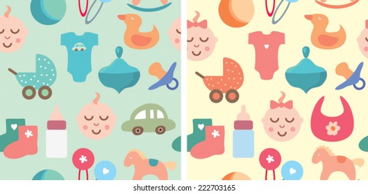 baby seamless pattern