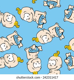 baby seamless pattern