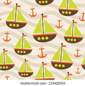 baby seamless pattern design. vector illustration