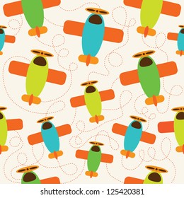 baby seamless pattern design. vector illustration