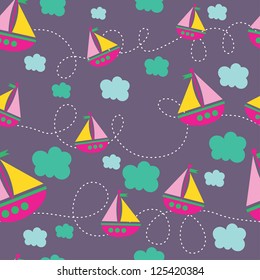 baby seamless pattern design. vector illustration