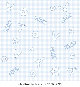 Baby Seamless Pattern (vector)