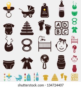baby set icons