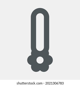 baby sewing safety anchor pin icon quality vector illustration cut