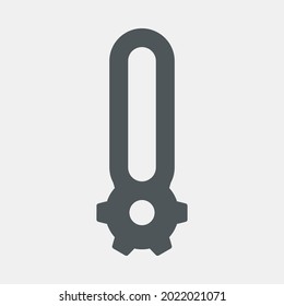 baby sewing safety anchor pin icon quality vector illustration cut