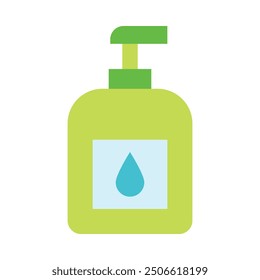 Baby Shampoo Flat Icon Design For Personal nad Commercial Use