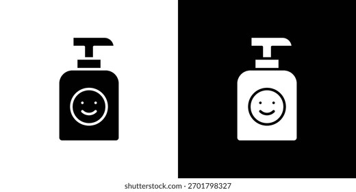 Ícone de shampoo bebê, estilo simples plano. para projetos de ui ou ux