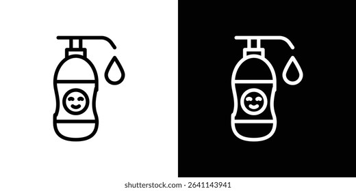 Baby shampoo icon vector simple element illustration editable