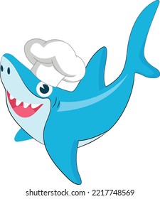 baby shark cartoon vector art and illustration