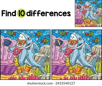 Baby Shark Find The Differences