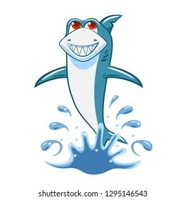 baby shark jumpping clipart