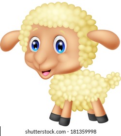 Baby sheep cartoon