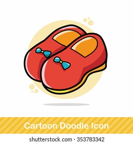 baby shoes doodle