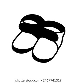 Baby Shoes Isolated Icon, Vector Illustration