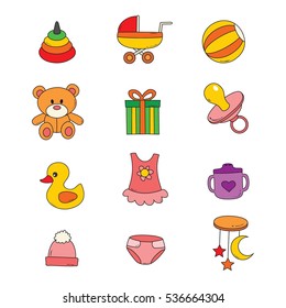 Baby Shop icon vector illustration