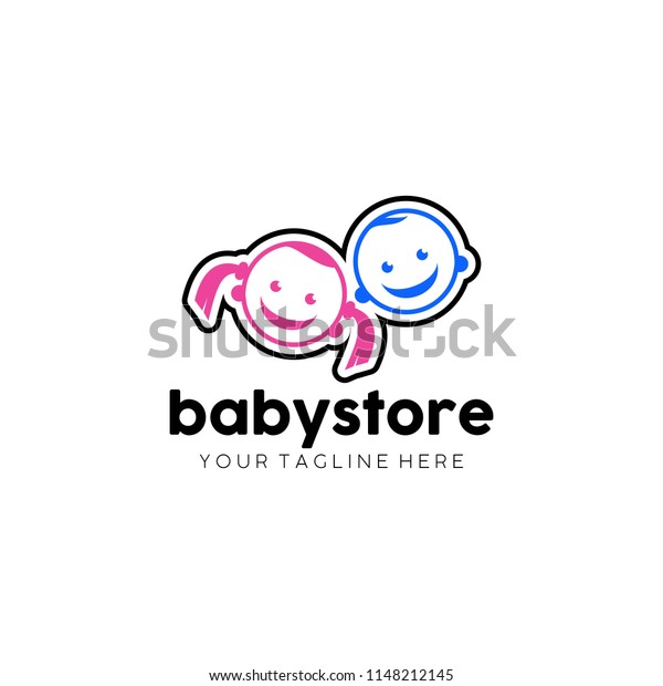 Baby Shop Logo Design Stock Vector (Royalty Free) 1148212145