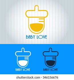 Baby shop logo.Toy shop.icon vector