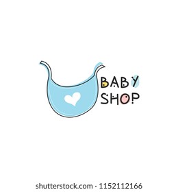 Baby shop logo vector