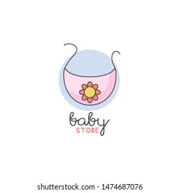 Baby Shop. Baby Store, Baby Stuff Logo Design Vector
