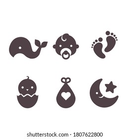 Baby Shop and Store Vector Logo Template Design.